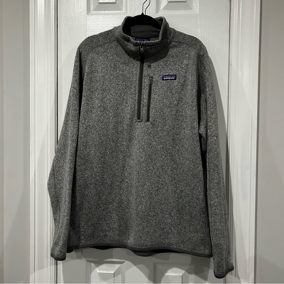 Patagonia Men's Better Sweater 1/4-Zip Quarter-Zip Fleece Pullover - Picture 4 of 8